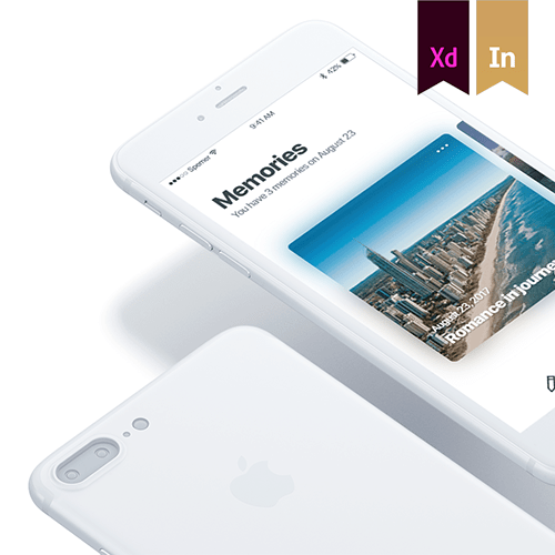 Memoree — iOS를 위한 미니멀 UX/UI 디자인