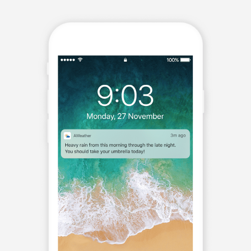 AWeather — UX 케이스 스터디: 날씨 알림 애플리케이션